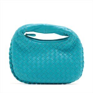 $1399! Bottega Veneta blue vintage Mini BV Jodie Shoulder Bag